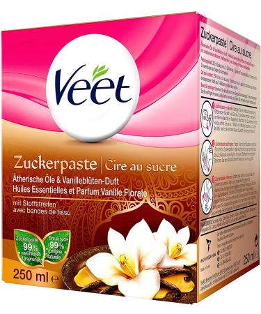 Veet Sugaring Sugar Paste Vanilla Blossom - 3 Pack for Effortless Hair Removal & 4 Weeks of Smooth Skin | 750ml (3 x 250ml) - Buy Online on GoSupps.com