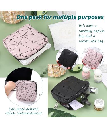 3-Piece Tampons Bag Set | Waterproof Women's Zipper Storage for Coins & Essentials - Buy Online on GoSupps.com