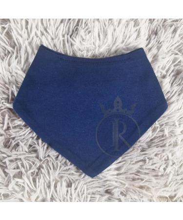 Royal Icon Baby Bandana Bibs 0-6 Months - Stylish & Absorbent Set of 3 Navy Bibs for Newborn Boys & Girls - Buy Online on GoSupps.com