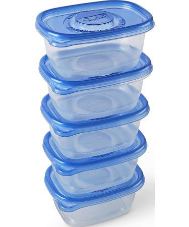 GladWare Soup & Salad Food Storage Containers - Medium Rectangle, 24 oz (Pack of 5) - Buy Online on GoSupps.com