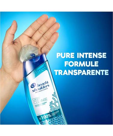 Head & Shoulders Pure Intense Scalp Detox Anti-Dandruff Shampoo - With Marine Minerals - Up to 100% Dandruff Removal - 400 ml - Buy Online on GoSupps.com