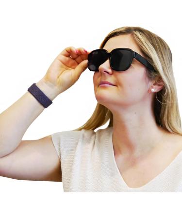 Stylish Retro Mini Glasses - Prescription Sunglasses with XL Lenses Thick Frames & Free Case for Women - 2.5 Diopters - Buy Online on GoSupps.com