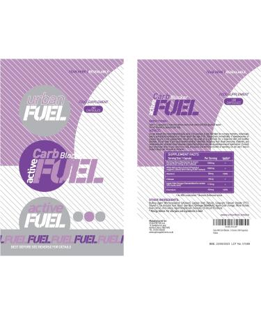 Urban Fuel Active Carb Blocker with Vitamin C, Chitosan & Chromium - 180 Capsules - Buy Online on GoSupps.com