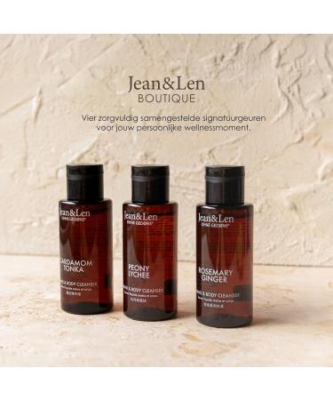 Jean Len Jean & Len Mini Hand & Body Cleanser Cardamom & Tonka for a Scented Cleansing Experience Body & Hand Soap in a High Quality Bottle Ideal for Travel Exotic Spicy Fragrance Vegan 50 ml - Buy Online on GoSupps.com