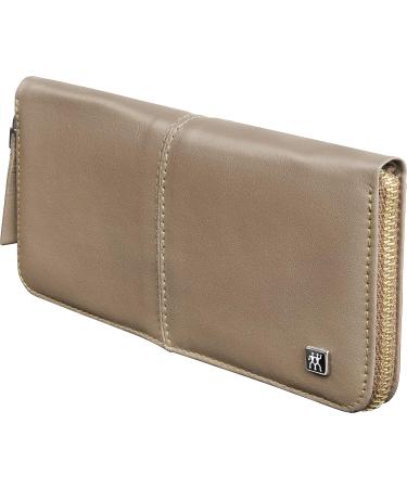 ZWILLING 5 Piece Manicure Set Cowhide Leather with Zip Premium Taupe 5-Teilig - Buy Online on GoSupps.com