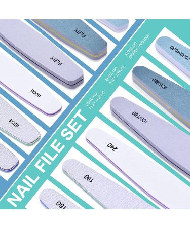 Nail Files MORGLES Emery Boards Professional Grit Nail File Pack - 6 Count - Buy Online on GoSupps.com