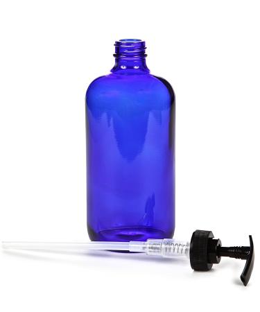 Vivaplex 16 oz Cobalt Blue Glass Bottles with Black Lotion Pumps Large Empty Spray Bottles for eCommerce Shipping Worldwide - Buy Online on GoSupps.com