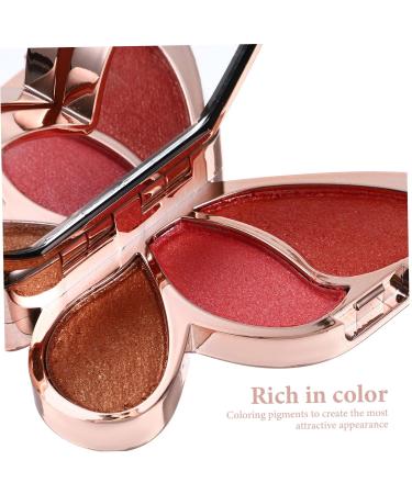 NOLITOY Shimmer Blush Eyeshadow Palette - 2 Pcs Cosmetic Set for Girls - 0.04 Ounce Each | Perfect Makeup for All Skin Types - Buy Online on GoSupps.com