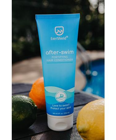 Exershield Swimmers Conditioner - Chlorine Odor Removal for Color Treated Hair (8 Fl Oz) - Buy Online on GoSupps.com