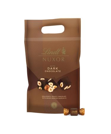 Lindt - NUXOR Maxi Sachet - Dark Chocolate and Whole Hazelnuts, 700 g, 1 Unit (Pack of 1)