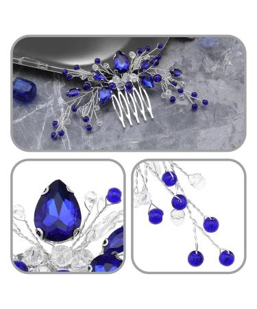 Shop The Lord of the Tools Blue Pearl Hair Cam & Sapphire Hairbrush - Elegant Hair Accessories for Women & Girls Perfect for Weddings - Buy Online on GoSupps.com