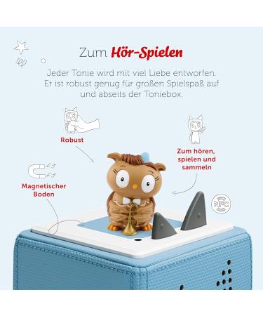 Tonies Hearing Figures for Toniebox - Owl with Bump | 2nd Song Album | Children's Songs for Ages 3+ | 40 Min Playtime - Buy Online on GoSupps.com