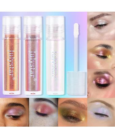 INTEROOKIE Optical Chameleon Eyeshadow Liquid Colorful Water-based Chameleon Liquid Monochrome Eyeshadow (6) - Buy Online on GoSupps.com