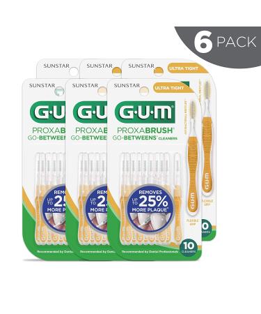 Proxabrush Go-Betweens Interdental Brushes & Soft-Picks - Ultra Tight Plaque Removal (Pack of 6) - Buy Online on GoSupps.com