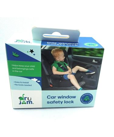 DruJam Car Window Safety Lock | Child Proofing for Manual or 'Roll Down' Windows on Vehicles | Fits Most Car Makes and Models | Easy to Install | No Tools Needed