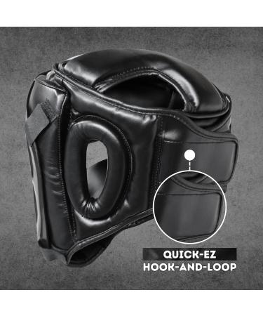 Farabi Sports Head Guard - Front Bar Grill Guard for Krav Maga & Kickboxing - Black L | International Shipping Available - Buy Online on GoSupps.com