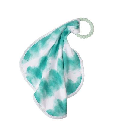 Dr. Brown's Lovey Blanket with Beaded Ring Teether and HappyPaci Silicone Pacifier in Green - Shop Now - Buy Online on GoSupps.com