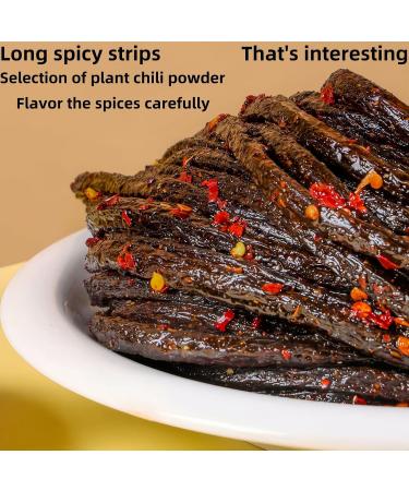 MKSDDF - Latiao Extra Long Spicy Strips Casual Sweet & Spicy Fresh Snacks Popular Spicy Strips Chinese Snacks Asian Snacks 12g x 10 strips Latiao - Buy Online on GoSupps.com