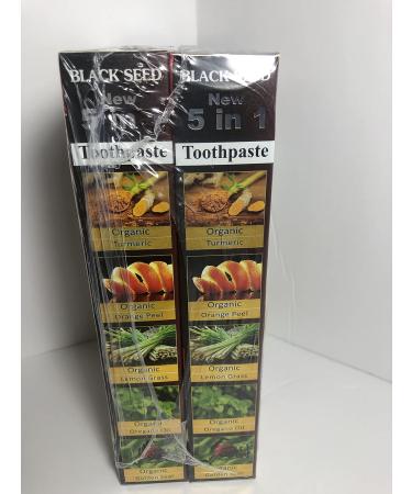 Essential Palace Organic Black Seed Toothpaste 100% Fluoride Free & Vegetable Base (6 pack) 6.5oz - Buy Online on GoSupps.com