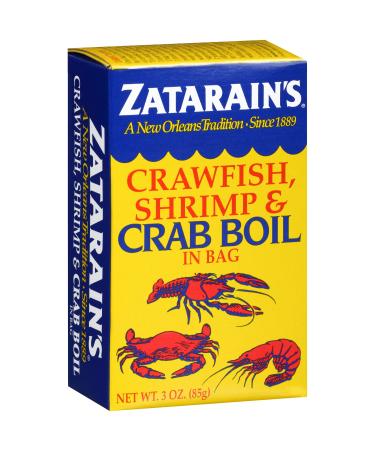 Zatarain's Crawfish, Shrimp & Crab Boil, 3 oz (Pack of 6) 3 Ounce (Pack of 6)