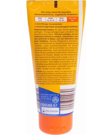 Cien Sun Kids 50 SPF Sunscreen 100 ml - Best Protection for Children | Buy Online Worldwide - Buy Online on GoSupps.com