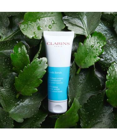 Clarins Fresh Scrub - Award-Winning Cream-Gel Face Scrub | Exfoliates & Hydrates All Skin Types | Paraben-Free SLS-Free Mineral Oil Free - Buy Online on GoSupps.com