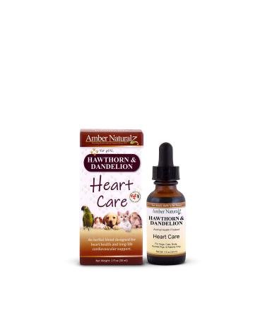 Amber NaturalZ - Hawthorn & Dandelion - Heart Care - for Petz - 1 Ounce