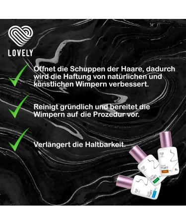 Lovely Eyelash Extensions Primer 15ml - Coconut Scent | Long-Lasting Adhesive for Lash Extensions | Pre-Treatment Liquid for Optimal Application - Buy Online on GoSupps.com