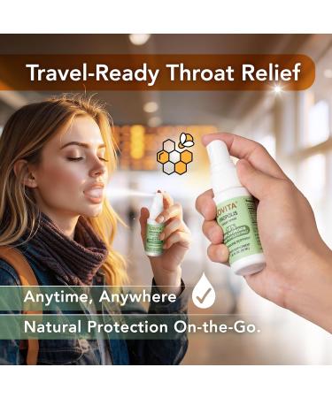 LOVITA Bee Propolis Throat Spray 250mg Bee Propolis Extract with 18% Bioflavonoids Alcohol-Free Antioxidant Immune Support & Sore Throat Relief Gluten-Free Non-GMO 1 Fl Oz 90 Day Supply Throat Spray 1 Fl Oz (Pack of 3) - Buy Online on GoSupps.com