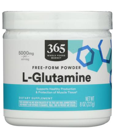 365 by Whole Foods Market L-Glutamine Free-Form Powder 8 oz 8 Ounce (Pack of 1)