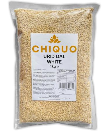 Chiquo Urid Dal White 1kg - Protein Rich Split Matpe Beans - Buy Online on GoSupps.com