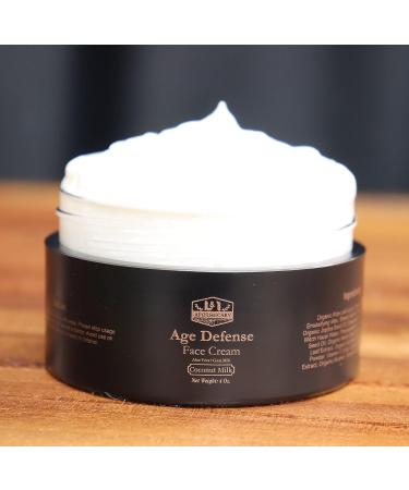 4 Oz. Age Defense Vitamin C Face Cream with Aloe Vera, Goat Milk - Natural Anti-Aging Moisturizer - Buy Online on GoSupps.com