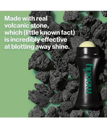 Moody Instamatte Mattifying Oil-Absorbing Volcanic Roller Reusable Facial Skincare Tool Oil Control Roller for Oily Skin Care Mattifying Face Roller - Buy Online on GoSupps.com