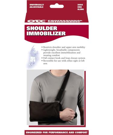 Buy OTC Left or Right Arm Lightweight Shoulder Immobilizer - Black | Fast International Shipping - Buy Online on GoSupps.com