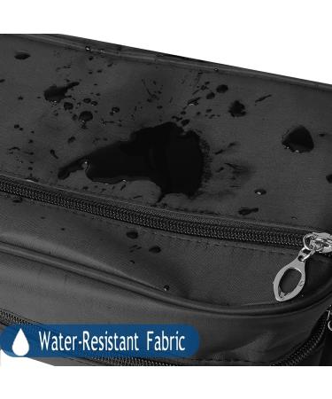 Czyan Waterproof Toiletry Bag for Men & Women - Travel Wash/Shaving/Makeup Bag - Black - Buy Online on GoSupps.com