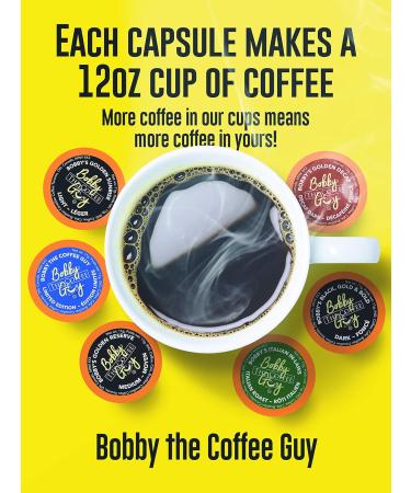 Bobby's Golden Reserve Medium Roast Coffee Compatible with Keurig K-Cup Brewers 24 Count - Buy Online on GoSupps.com