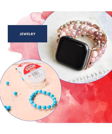 Beadalon Elasticity Stretch Cord 1.0mm Clear - 5m | Elastic Beading Cord for Jewelry Making - Buy Online on GoSupps.com