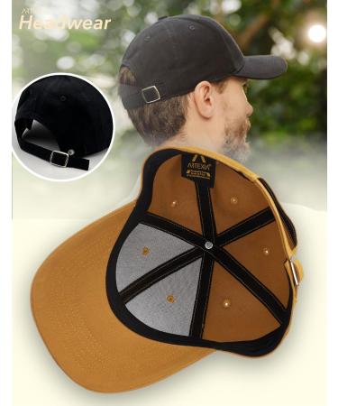 Artexia 100% Cotton Baseball Cap for Men & Women - Stylish Black Adjustable Cap - Buy Online on GoSupps.com