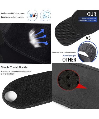 2 PCS Adjustable Wrist Brace for Carpal Tunnel Support - Pain Relief Compression Sleeve for Men and Women - Ideal for Gym, Yoga, and Weightlifting - 0.04kg - Buy Online on GoSupps.com