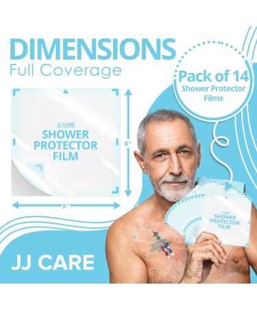 JJ CARE Shower Protector [Pack of 14] - Waterproof Dialysis Catheter & PICC Line Cover for Bathing - Colostomy Shower Shield - 2 Weeks Supply - Buy Online on GoSupps.com