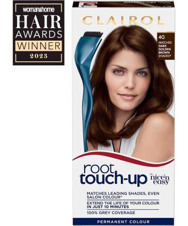 Clairol Root Touch-Up Permanent Hair Dye 4G Dark Golden Brown - 1 Count Pack - Buy Online on GoSupps.com