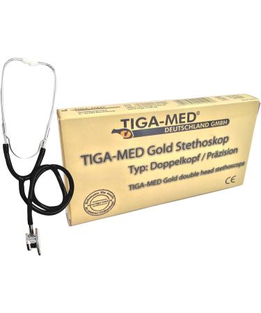 Professional Upper Arm Blood Pressure Monitor Tiga Pro 1 K1 & Black Double Head Stethoscope - Tiga-Med - Buy Online on GoSupps.com
