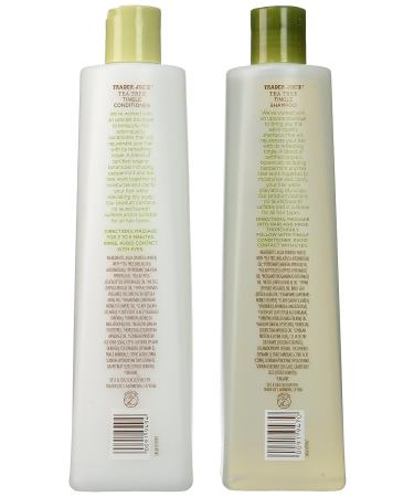 Trader Joe's Tea Tree Tingle Shampoo & Conditioner 16 oz - Invigorating Hair Care Set - Buy Online on GoSupps.com