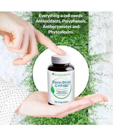 Energybalance Save: Strol Cypibi Dr. Jens Wurster - Swiss Polyphenol & Anthocyan Capsules - 90 Vegan Vegecaps with Blueberry Extract - Buy Online on GoSupps.com