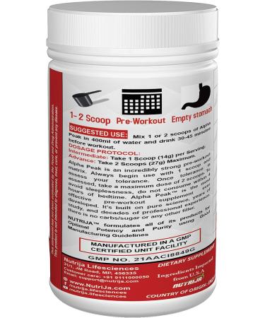 Alpha Peak Pre Workout Pineapple - 250 Grams | Best International Shipping & Performance Boost - Buy Online on GoSupps.com