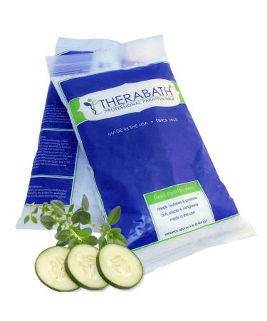 Therabath - 81579937 Refill Paraffin Wax, Provides Therapeutic Relief of Pain Due to Arthritis, Joint Inflammation, Muscle Stiffness or Injury, Cucumber Melon with Thyme, 24 1-lb Bags