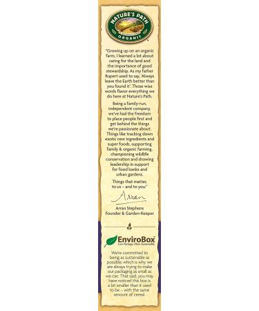 Nature's Path Organic Flax Plus Pumpkin Raisin Crunch Cereal - 12.35 oz (Pack of 6) | Healthy Breakfast Choice - Buy Online on GoSupps.com