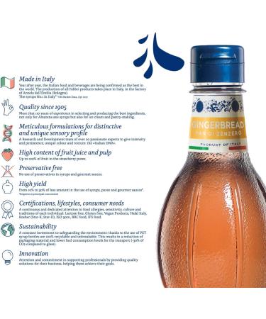 Fabbri - Gingerbread Syrup - 1ltr - Buy Online on GoSupps.com