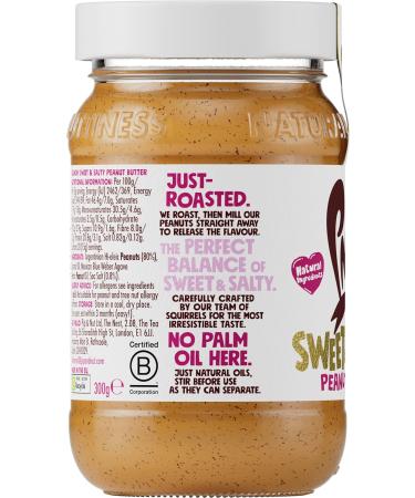 Pip & Nut - Sweet & Salty Crunchy Peanut Butter (300g) | Natural Nut Butter No Palm Oil No Added Sugar Hi-Oleic Peanuts High in Unsaturated Fats Gluten Free Vegan Dairy Free - Buy Online on GoSupps.com