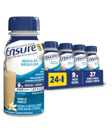 Ensure Regular Nutritional Supplement Shake Value Pack & High Protein 16 g Nutritional Supplement Protein Shakes Ready To Drink Vanilla 6 x 235-mL Bottles Shake + Protein 16 g - Buy Online on GoSupps.com
